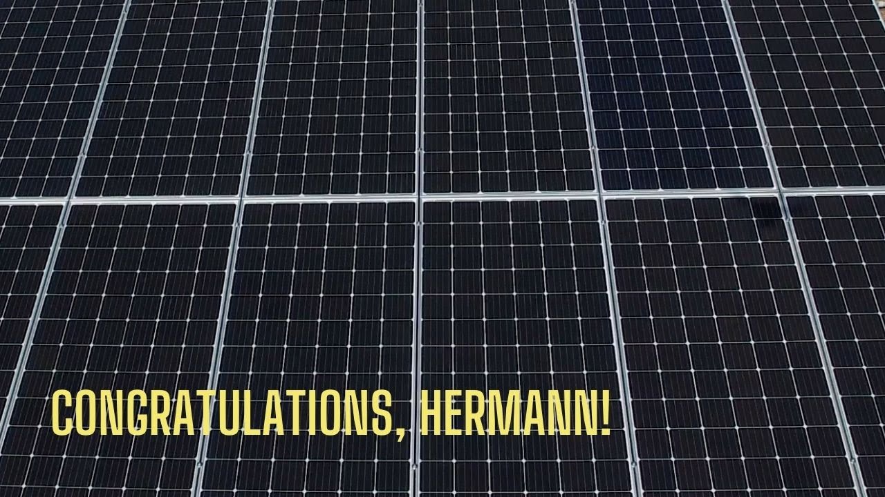 Congrats, Hermann!