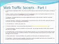 Website Traffic Secrets - Part 1 Website Traffic Secrets - Part 1