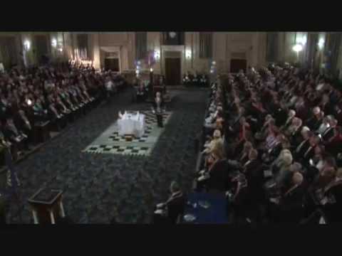 freemasonic - Original Video From: http://www.youtube.com/user/MasonicDocumentary Description: The start of the Lodge Consecration Ceremony - Re-enactment of the Re-consec...