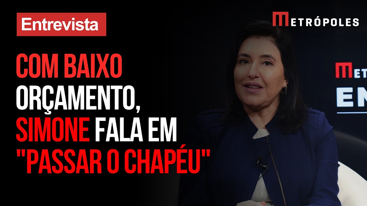 Com baixo orçamento, Simone fala em "passar o chapéu"