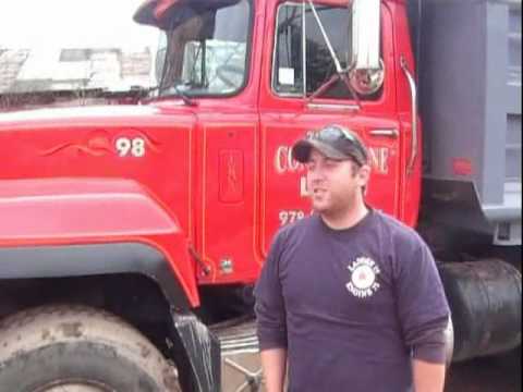 how to drive tri axle dump truck