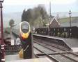 Pendolino being hauled by 57 at Ribblehead