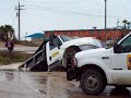Dump truck sinks on South Padre Island