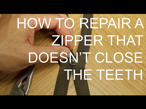 how to fix zipper that won't zip