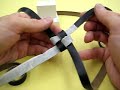 Adjusting double-dalet knot for tefillin shel rosh Adjusting double-dalet knot for tefillin shel rosh