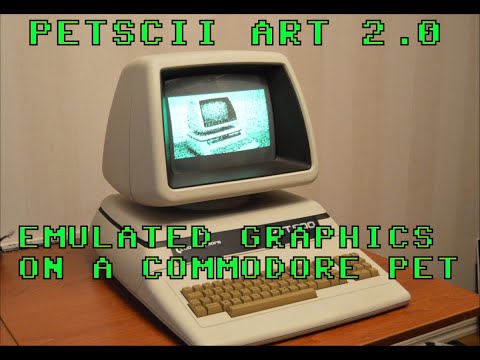 Petscii Art 2.0: Emulating Graphics on a Text Display