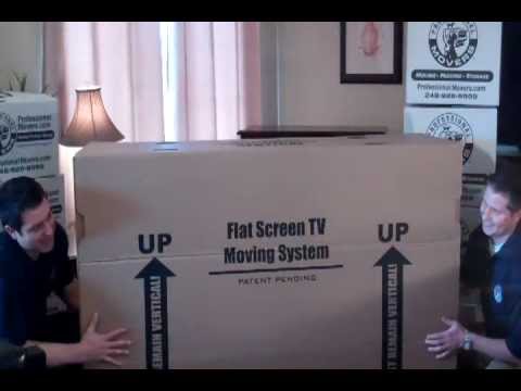 how to properly move an lcd tv