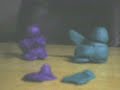 2 Clay People Dancing