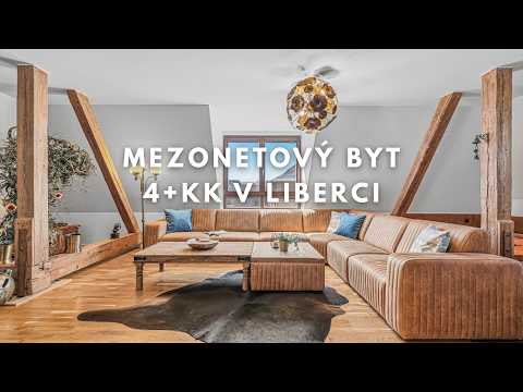 Video Výjimečný mezonetový byt 4+kk v Liberci