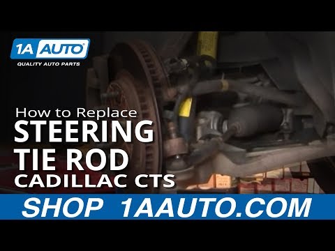 How To Install Replace Steering Tie Rod Cadillac CTS 03-07 1AAuto.com