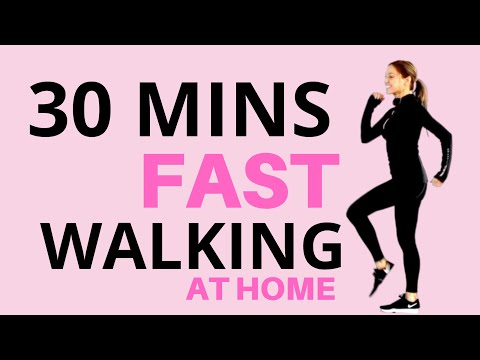 30 MINUTE WALKING AT HOME | FAST WALKING FITNESS | EXERCISE VIDEO TO LOSE WEIGHT Lucy Wyndham-Read