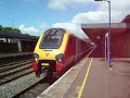 Class 221 Super Voyager departs Oxford Staion
