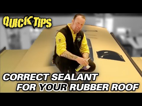 how to apply rv roof sealant