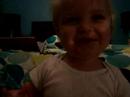 Ava singing her ABC's