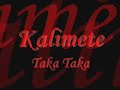 kalimete - taka taka