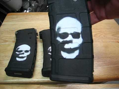 how to paint ar magazines