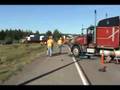 1 man killed by Transport truck