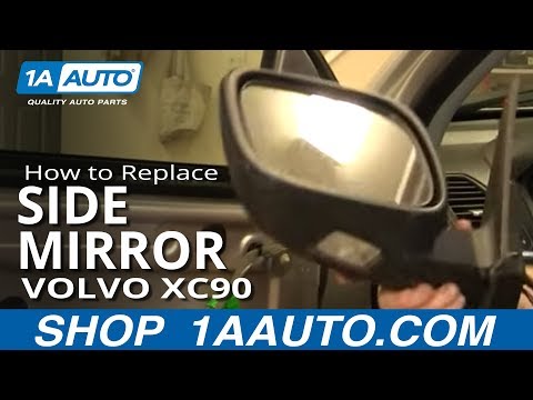 How To Install Replace Side Rear View Mirror Volvo XC90 03-12 1AAuto.com
