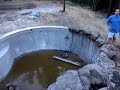 rear of house and pool(under construction)