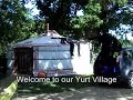 Yurt village in Swanage