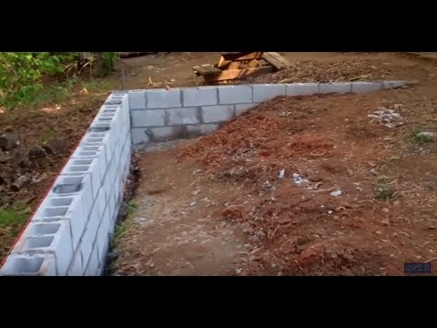how to build retaining wall