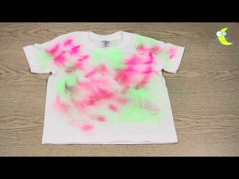 how to paint a tie dye effect