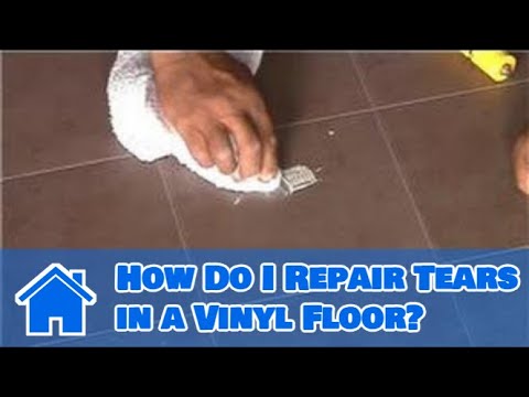 how to fix vinyl flooring