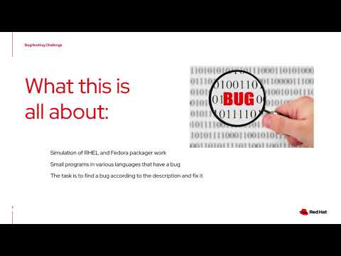 BugHunting introduction for Red Hat Open House