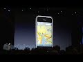 Steve Jobs demo Google Maps on iPhone