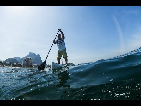 Paddleboarding Competition in Rio de Janeiro