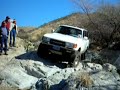 Land Cruiser FJ80 rock crawling