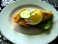 Dansk Smørrebrød håndmadder fiskefilet