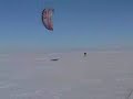 Mika and Tim snowkite Belle 2004