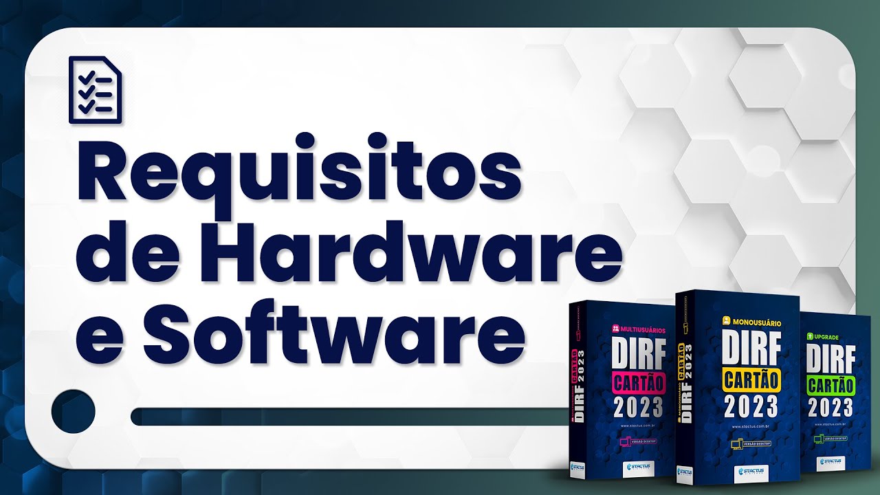 Requisitos de Hardware e Software - DIRF Cartão 2023