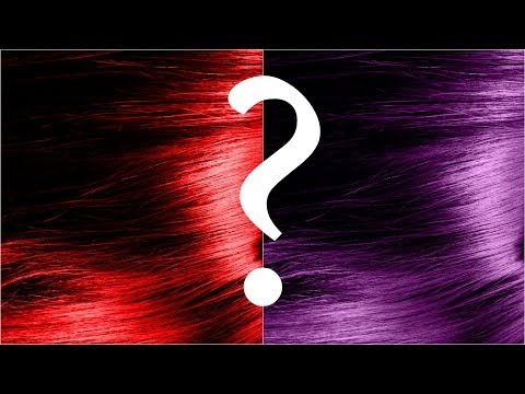 how to red to purple hair