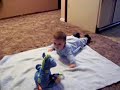 Daelan trying to crawl