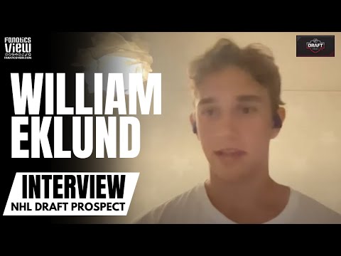 William Eklund talks Buffalo Sabres, NHL Draft 2021, Position In The NHL & Timeline to Play in NHL