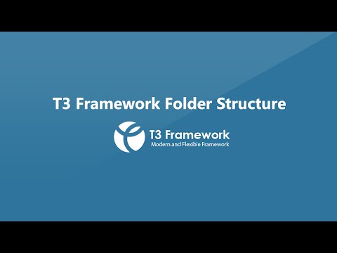 T3v3 Framework Video Tutorials - Folder Structures