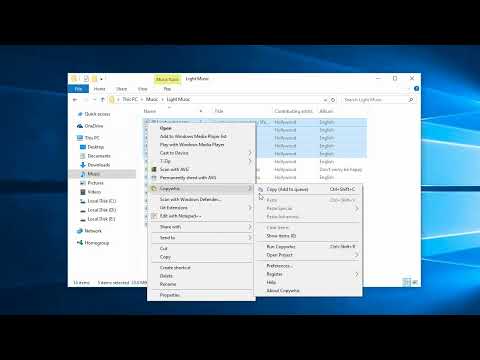 Copy files from multiple folders & paste them all at once in Windows
