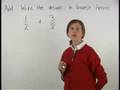 Watch Video on Lowest Common Denominator - Pre Algebra Help