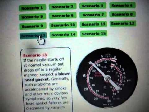 how to use a vacuum gauge