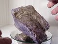 Charoite chunk block