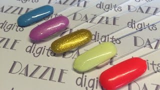 UK RNK gel polish Summer colours swatches and review