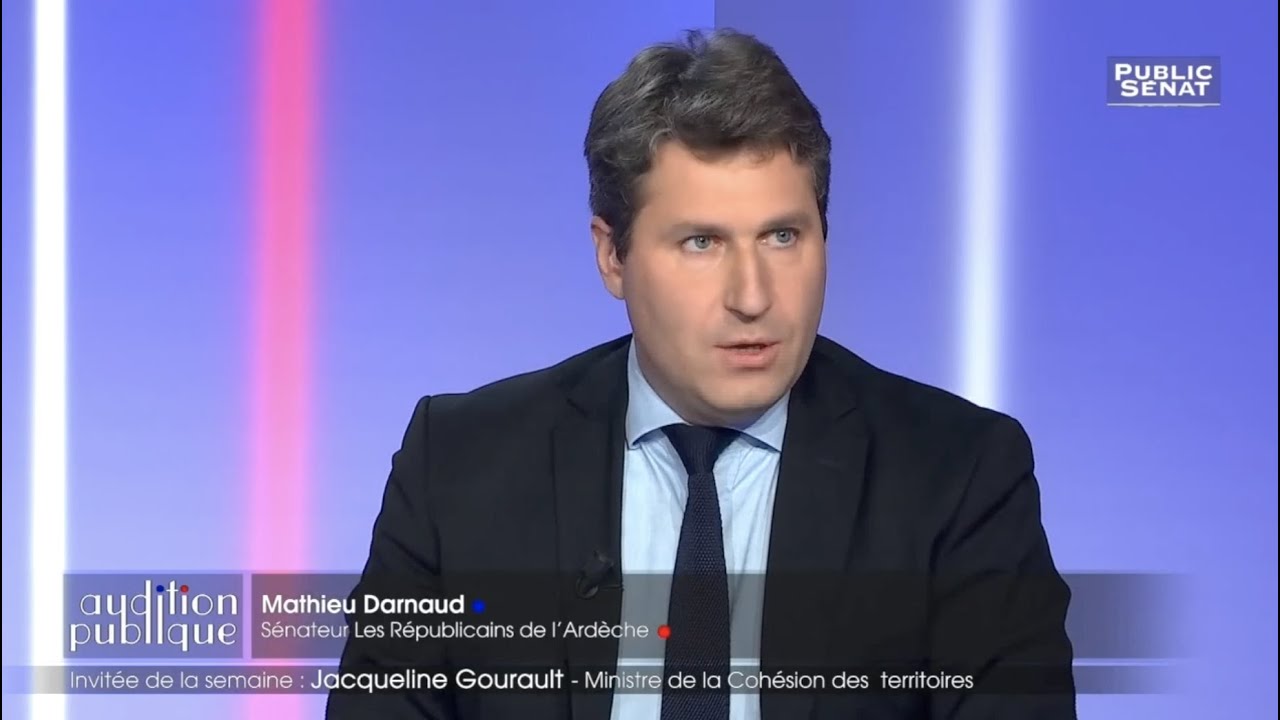 Mathieu Darnaud en débat face à Jacqueline Gourault dans "Audition publique"