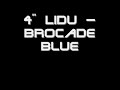Lidu 4'' - Brocade blue