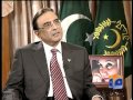 Exclusive Interview of President Zardari on Capital Talk - Part 1of3 - 07 Jan 2012