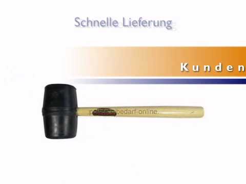 Gummihammer Osborne 197-3 mit Holzgriff 62.5mm - polstereibedarf-online.de