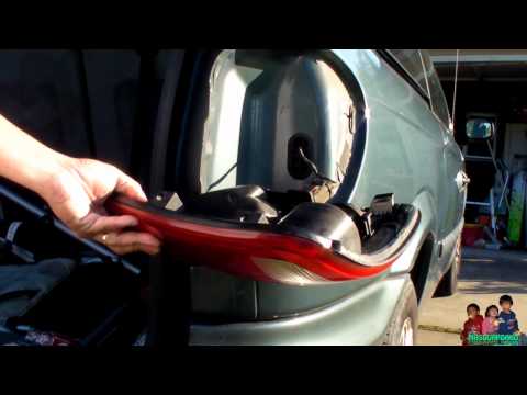 How To Replace A Burnt Out Tail Light Bulb (Dodge Caravan 2005)