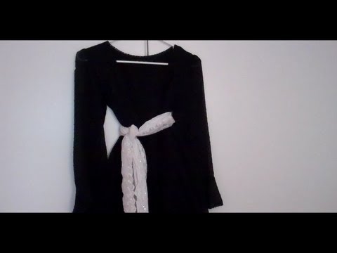 how to tie a cloth belt