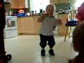 Walking WITHOUT forearm crutches later in the day